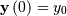 \mathbf{y}\left(0\right)=y_{0}